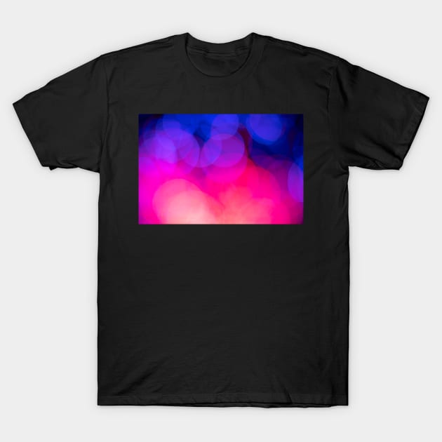 Circles Of Light And Color T-Shirt by mooonthemoon